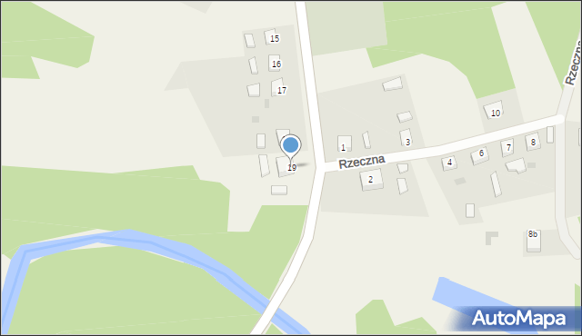 Krosino, Spacerowa, 19, mapa Krosino