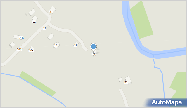 Krosno, Sportowa, 16, mapa Krosna