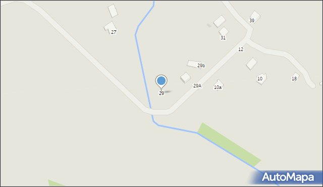 Krosno, Sportowa, 29, mapa Krosna