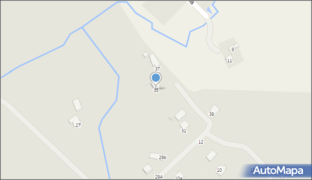 Krosno, Sportowa, 35, mapa Krosna