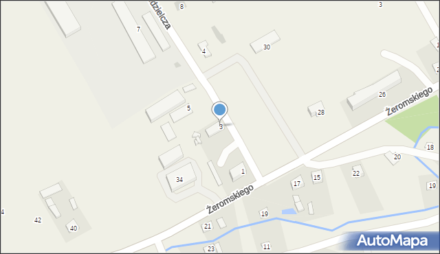 Krzczonów, Spółdzielcza, 3, mapa Krzczonów