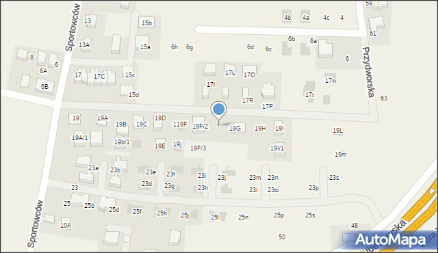 Libertów, Sportowców, 19F/4, mapa Libertów