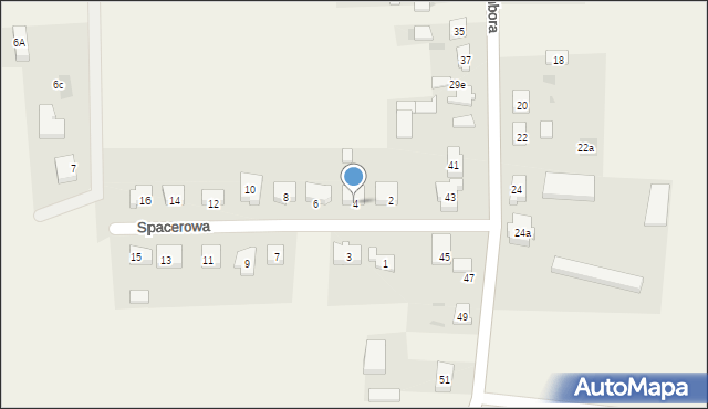 Lubiszewo Tczewskie, Spacerowa, 4, mapa Lubiszewo Tczewskie