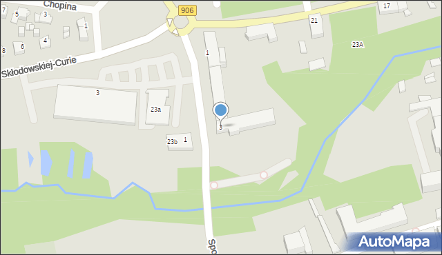 Lubliniec, Sportowa, 3, mapa Lubliniec