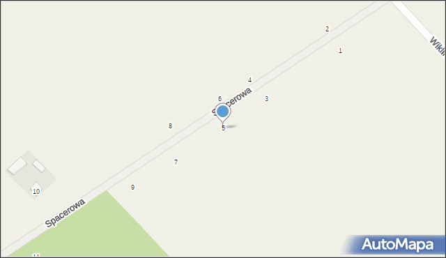 Ludwików, Spacerowa, 5, mapa Ludwików