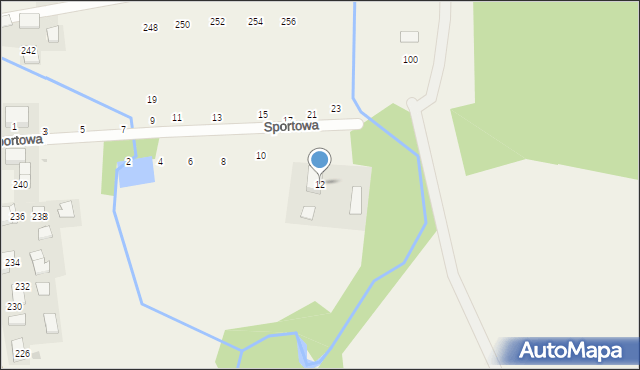 Michałowice, Sportowa, 12, mapa Michałowice