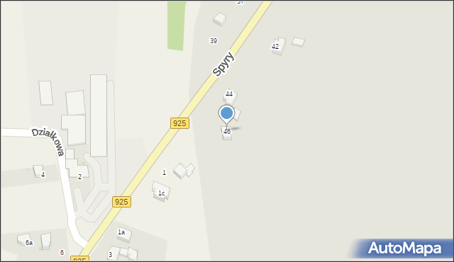 Mikołów, Spyry Ludwika, 46, mapa Mikołów