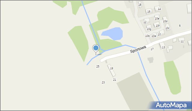 Modlnica, Sportowa, 24, mapa Modlnica