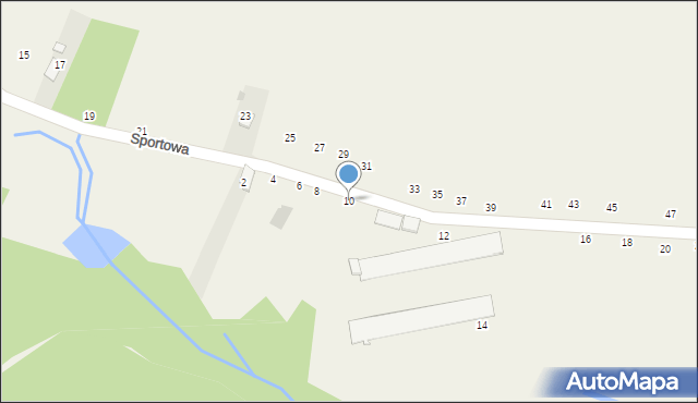 Nawojowa Góra, Sportowa, 10, mapa Nawojowa Góra