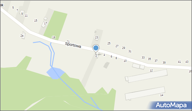 Nawojowa Góra, Sportowa, 2, mapa Nawojowa Góra