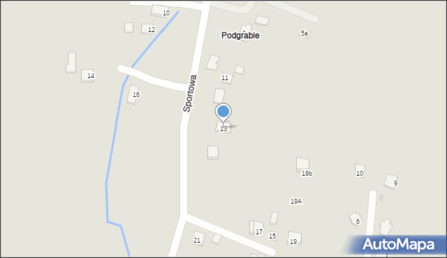 Niepołomice, Sportowa, 13, mapa Niepołomice