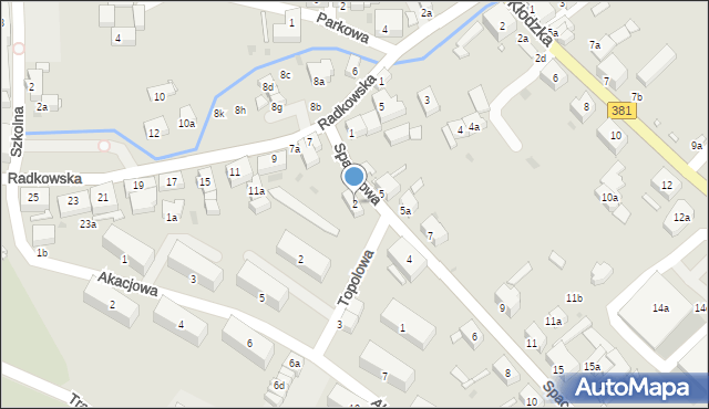 Nowa Ruda, Spacerowa, 2, mapa Nowa Ruda