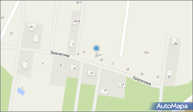 Nowodworce, Spacerowa, 13, mapa Nowodworce