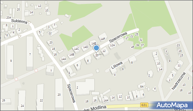 Nowy Dwór Mazowiecki, Spacerowa, 10, mapa Nowy Dwór Mazowiecki