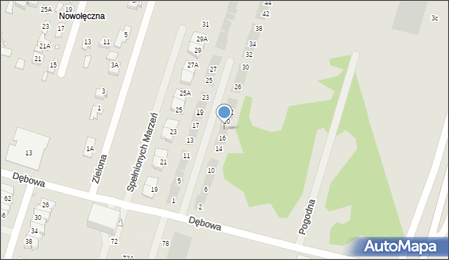 Nowy Dwór Mazowiecki, Spełnionych Marzeń, 18, mapa Nowy Dwór Mazowiecki