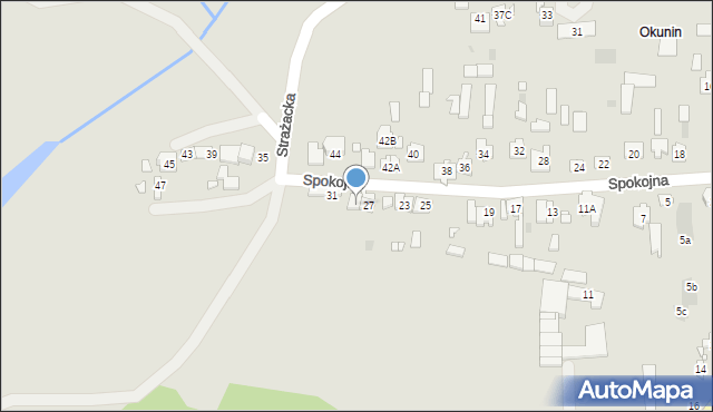 Nowy Dwór Mazowiecki, Spokojna, 33a, mapa Nowy Dwór Mazowiecki