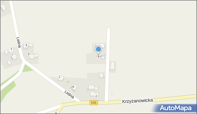 Owsiszcze, Sportowa, 5, mapa Owsiszcze