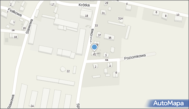 Piecowice, Sportowa, 41, mapa Piecowice