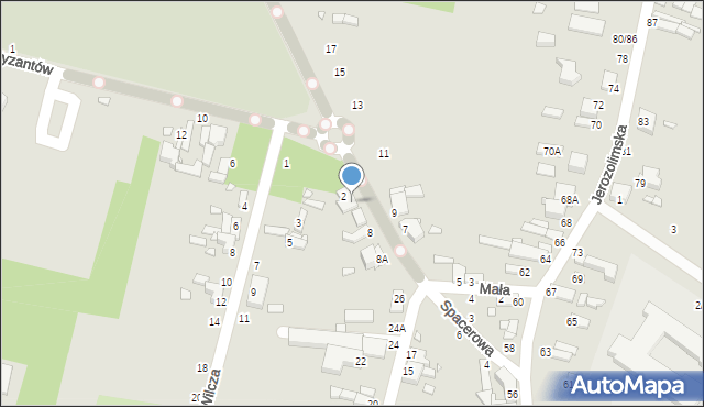 Piotrków Trybunalski, Spacerowa, 10, mapa Piotrków Trybunalski