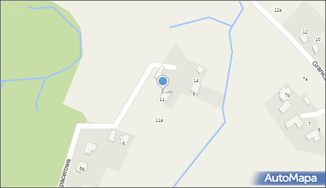 Pisarzowice, Spacerowa, 12, mapa Pisarzowice