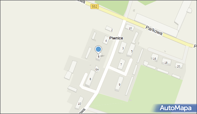 Piwnice, Spacerowa, 6, mapa Piwnice