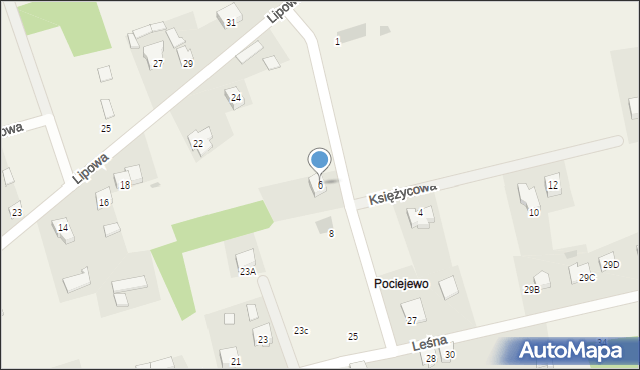 Podgórze, Spokojna, 6, mapa Podgórze