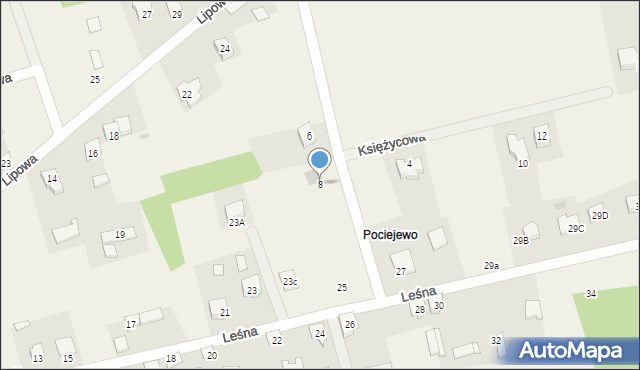 Podgórze, Spokojna, 8, mapa Podgórze