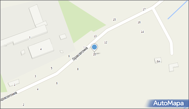 Podgórzyn, Spacerowa, 10, mapa Podgórzyn