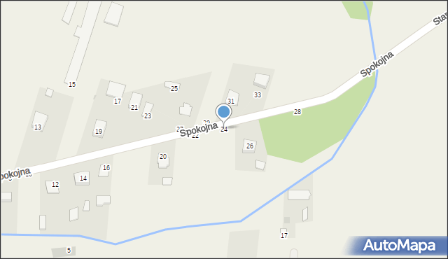 Podnieśno, Spokojna, 24, mapa Podnieśno