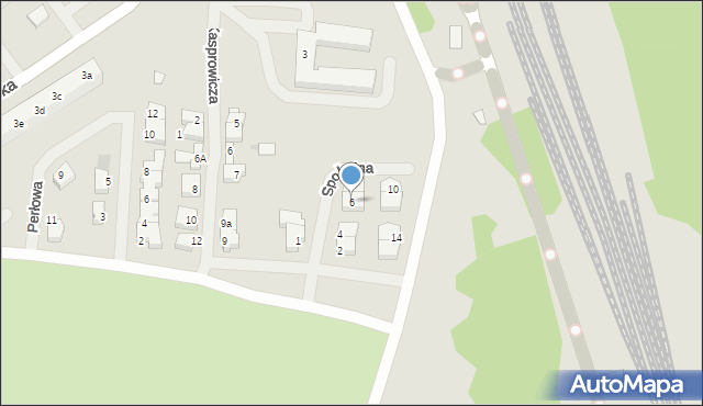 Police, Spokojna, 6, mapa Police