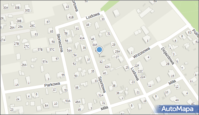 Pomiechówek, Sportowa, 44, mapa Pomiechówek