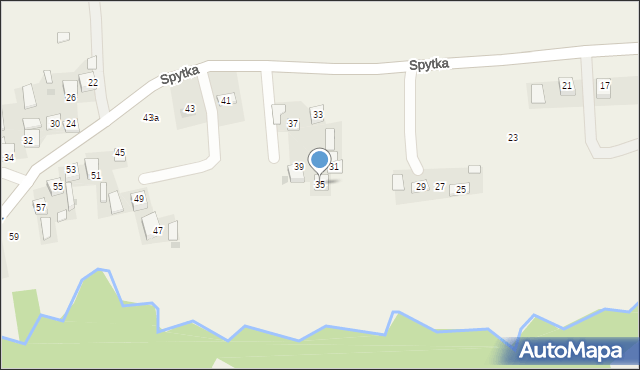 Poręba Spytkowska, Spytka, kasztelana, 35, mapa Poręba Spytkowska