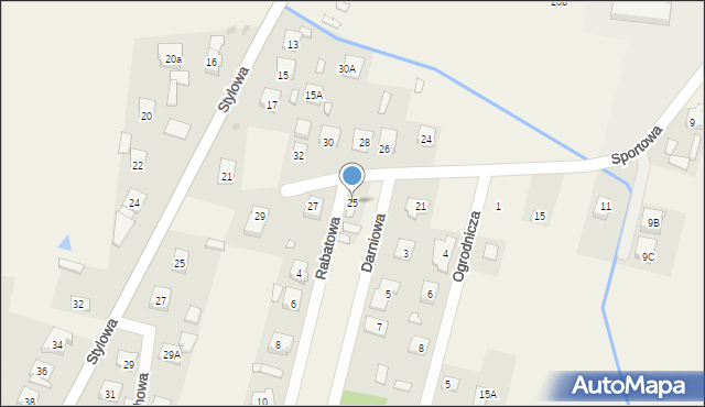 Postoliska, Sportowa, 25, mapa Postoliska