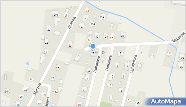 Postoliska, Sportowa, 27, mapa Postoliska