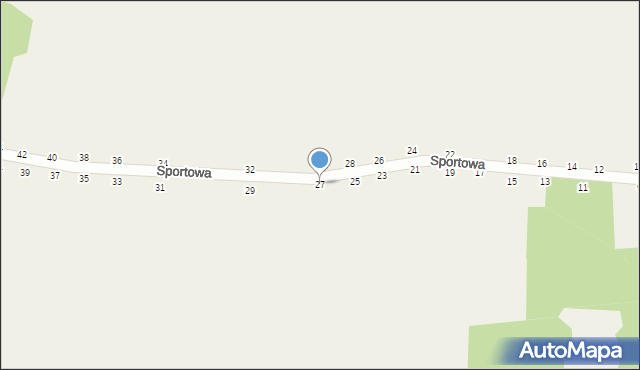 Psucin, Sportowa, 27, mapa Psucin