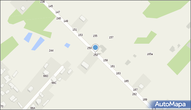 Pysznica, Sportowa, 252, mapa Pysznica