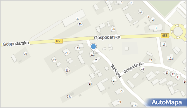 Raczki, Spokojna, 29, mapa Raczki