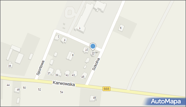 Radziłów, Sportowa, 12, mapa Radziłów