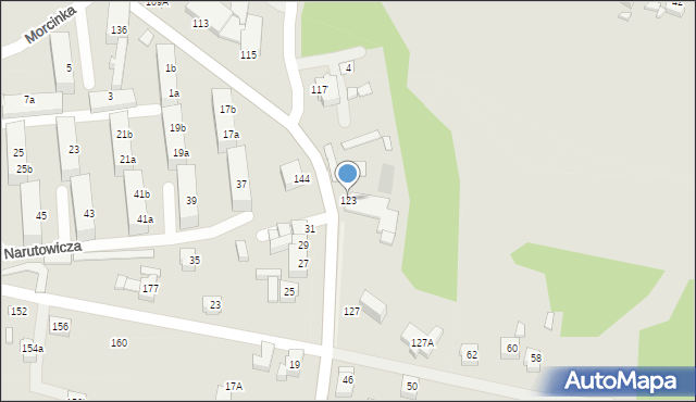 Rybnik, Sportowa, 123, mapa Rybnika