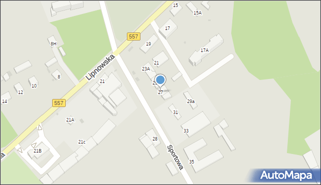 Rypin, Sportowa, 27, mapa Rypin