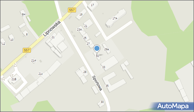 Rypin, Sportowa, 31, mapa Rypin