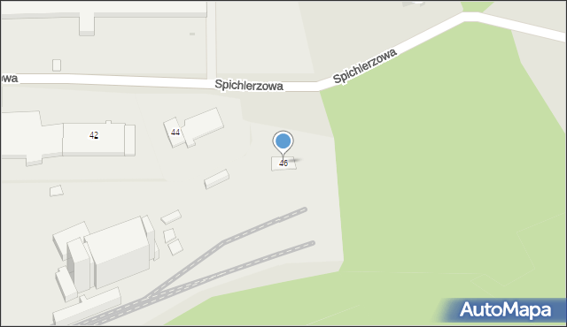 Rzeszów, Spichlerzowa, 46, mapa Rzeszów