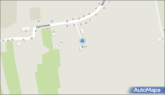 Sędziszów Małopolski, Sportowa, 35, mapa Sędziszów Małopolski