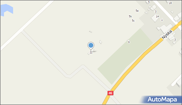 Sidzina, Sportowa, 11, mapa Sidzina