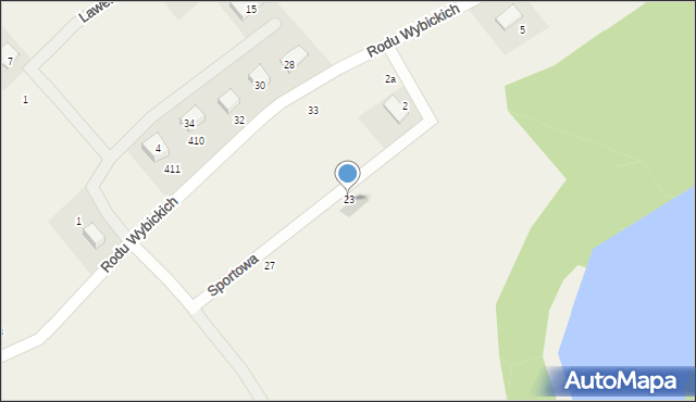 Sikorzyno, Sportowa, 23, mapa Sikorzyno