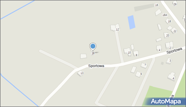 Skępe, Sportowa, 16, mapa Skępe