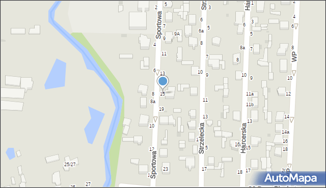 Skierniewice, Sportowa, 15, mapa Skierniewic