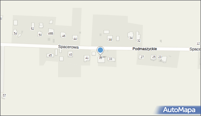 Smardzowice, Spacerowa, 35, mapa Smardzowice