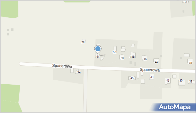 Smardzowice, Spacerowa, 54, mapa Smardzowice