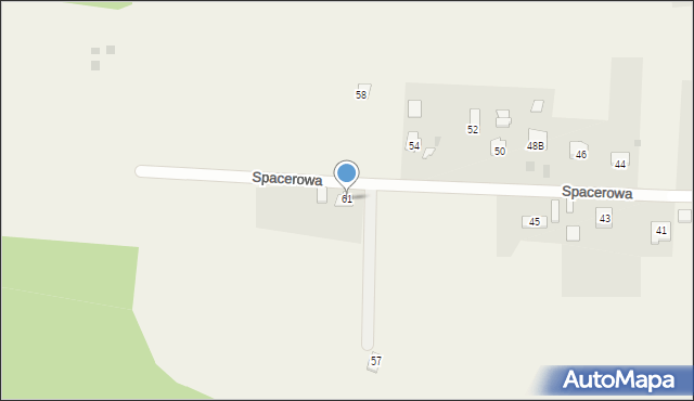 Smardzowice, Spacerowa, 61, mapa Smardzowice